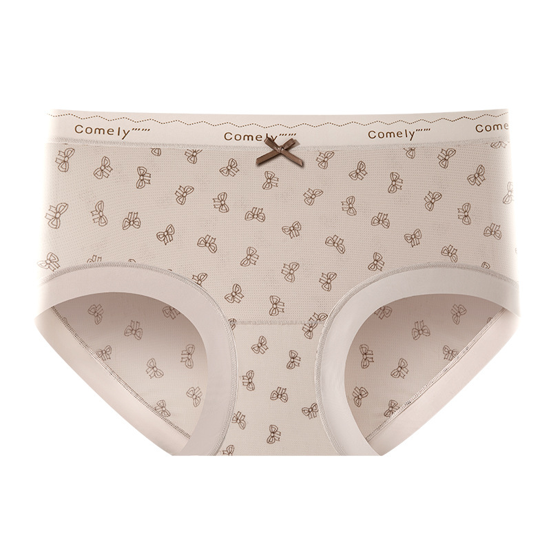 Hilo de seda de hielo malla transpirable pequeño estampado de leopardo niña de verano entrepierna larga entrepierna antibacteriana entrepierna de seda de morera calzoncillos de seda de hielo para mujer