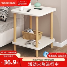 床头桌双层卧室简约小柜子简易迷你小型床头柜家用网红储物床边柜