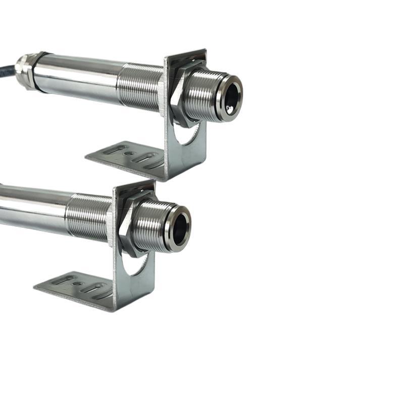 在线式红外测温仪温度传感器探头非接触式红外线4-20mA工业测温仪