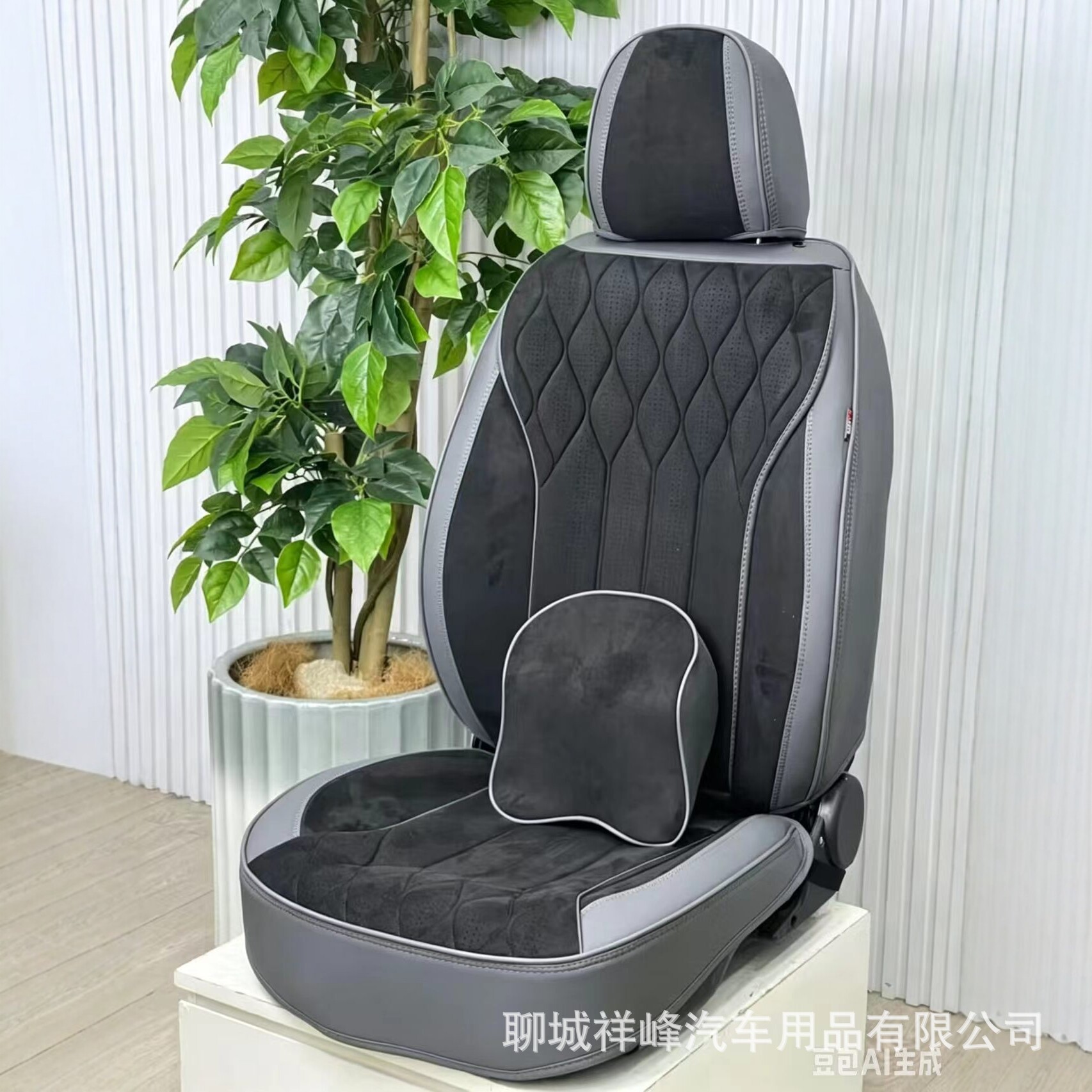 All-Inclusive Suede Leather Seat Covers for All Seasons, Nappa Leather Universal Car Seat Covers, Export Wholesale