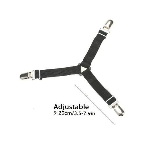Adjustable Sheet and Blanket Fixator, Tablecloth Sofa Cover Sheet Fastener, Tent Metal Bed Sheet Clips