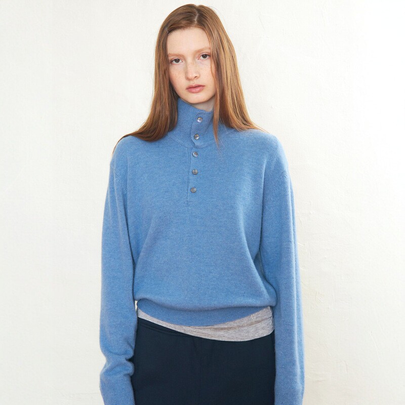 Soft and Comfortable 100% Pure Wool Sweater, New Style Polo Collar, Loose and Lazy Style Knitted Cashmere Sweater for Women Soft and Comfortable 100% Pure Wool Sweater, New Style Polo Collar, Loose and Lazy Style Knitted Cashmere Sweater for Women