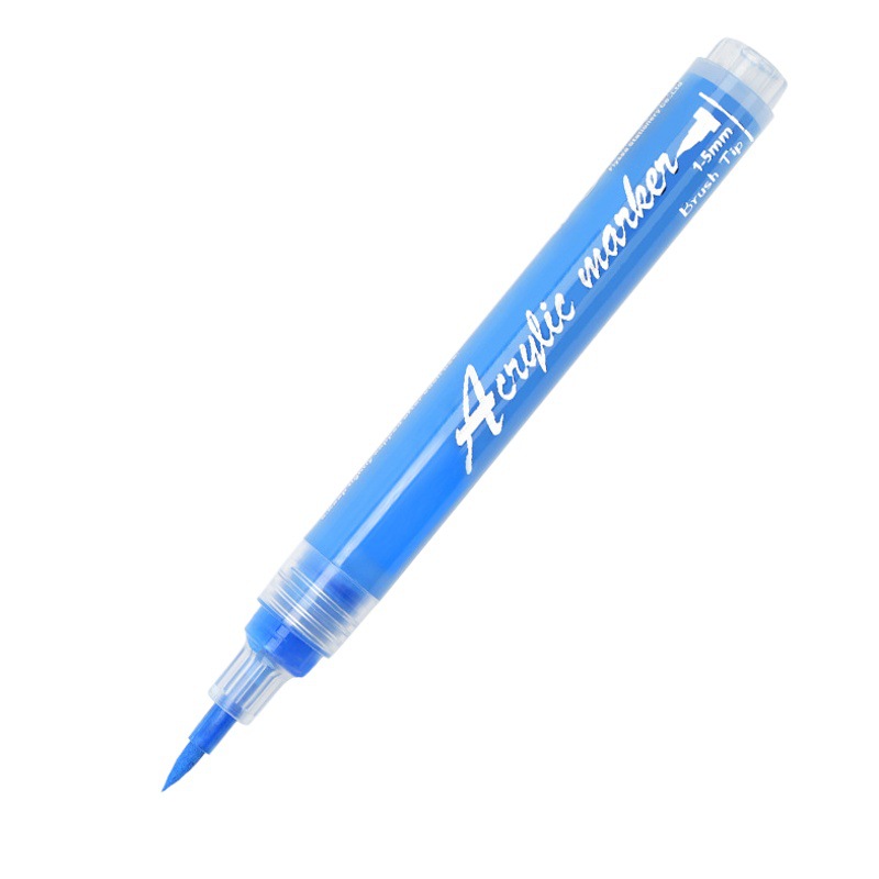 Amazon soft head valve acrylic marker pen set color hook pen DIY goo card ceramic model graffiti pen