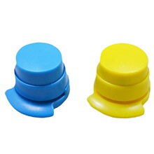 创意 办公韩国订书机实色无针环保学习用品 器无钉订书文具批发