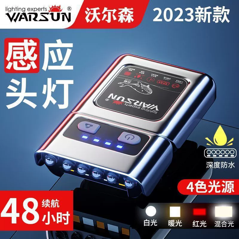 Wolson Белуга Рыбалка фар для ночной рыбалки