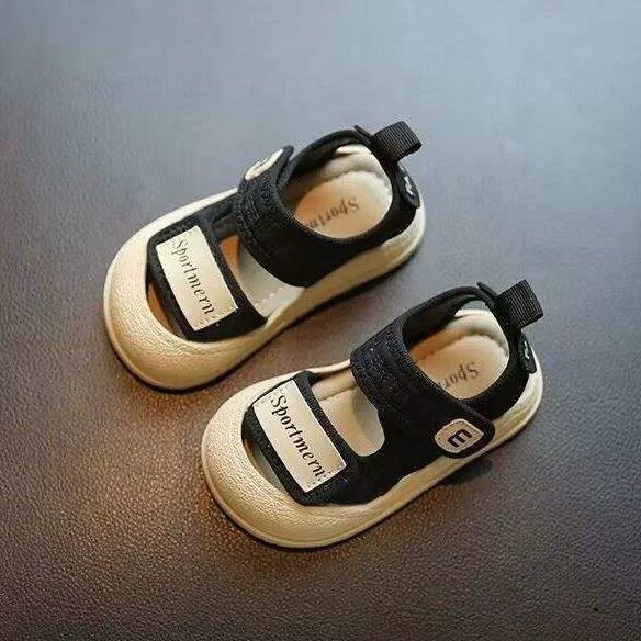 Детские сандалии, летняя функциональная обувь с защитой от ударов для мальчиков, детская нескользящая обувь на мягкой подошве для малышей, детская пляжная обувь для женщин