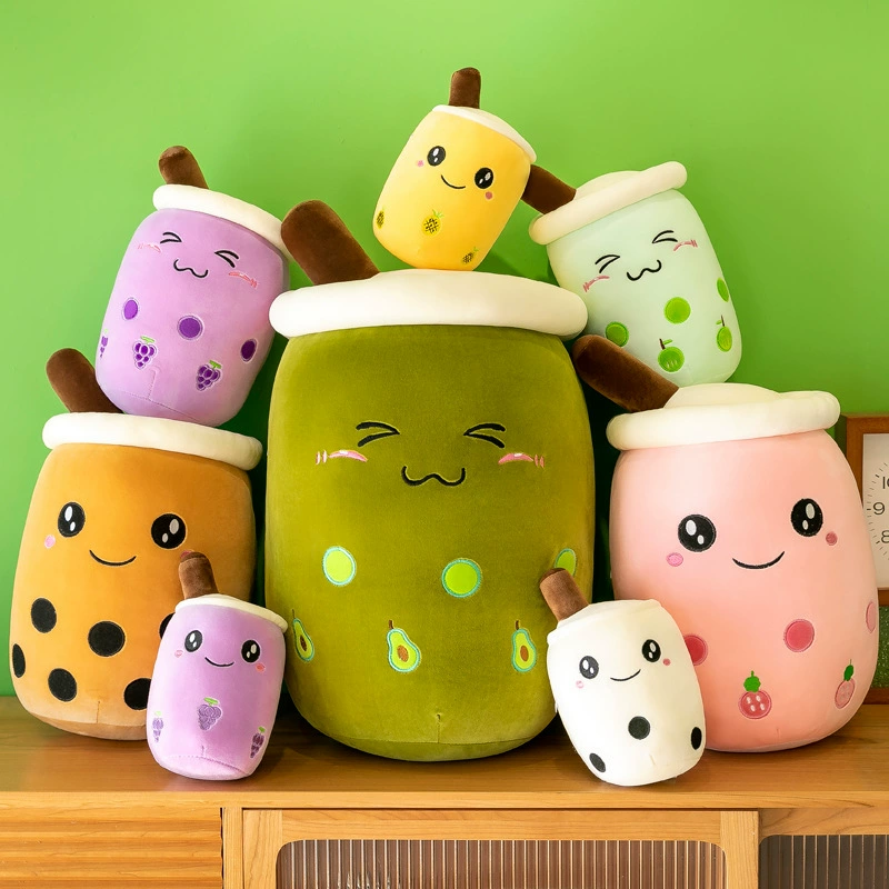 Плюшевый игрушечный напиток Bubble Tea Ye Ye Shang, 24–70 см, вариант с наполнителем, милый подушкообразный кукольный игрушка