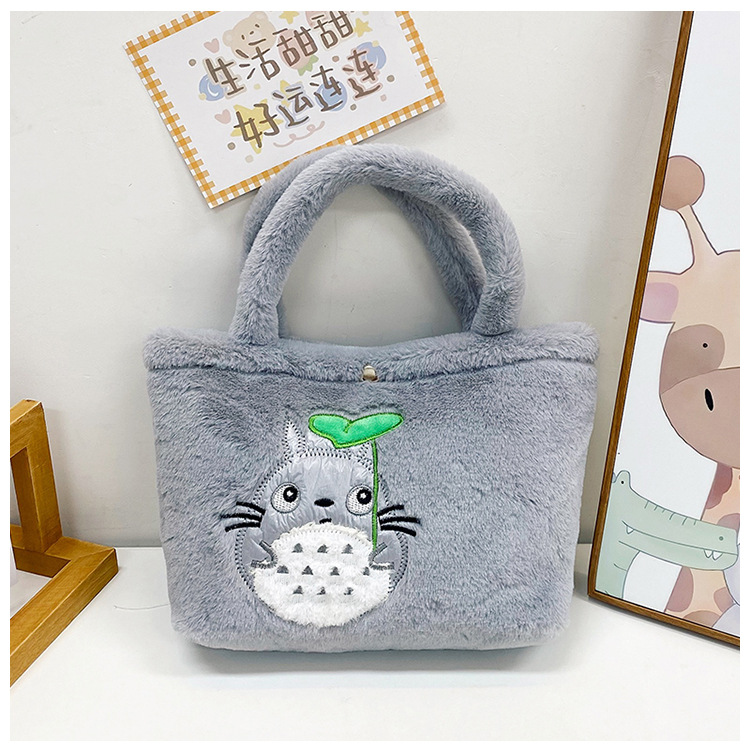 2023 Fashionable and cute cartoon doll small shoulder bag, plush toy single-shoulder crossbody bag, student hand-held mobile phone bag undefined