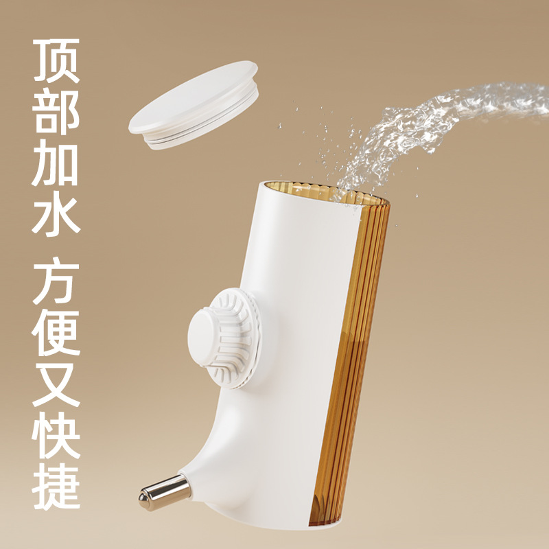 Bebedero para mascotas boca no mojada taza de agua para gatos dispensador de agua automático colgante botella de agua para perros suministros para mascotas al por mayor