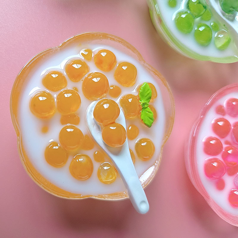 奶香水果波波球食玩冰箱贴