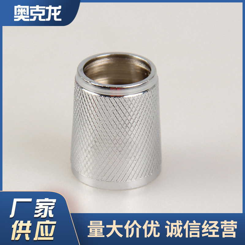 长期供应水暖配件金属锌合金加固双花长帽水暖螺母螺帽