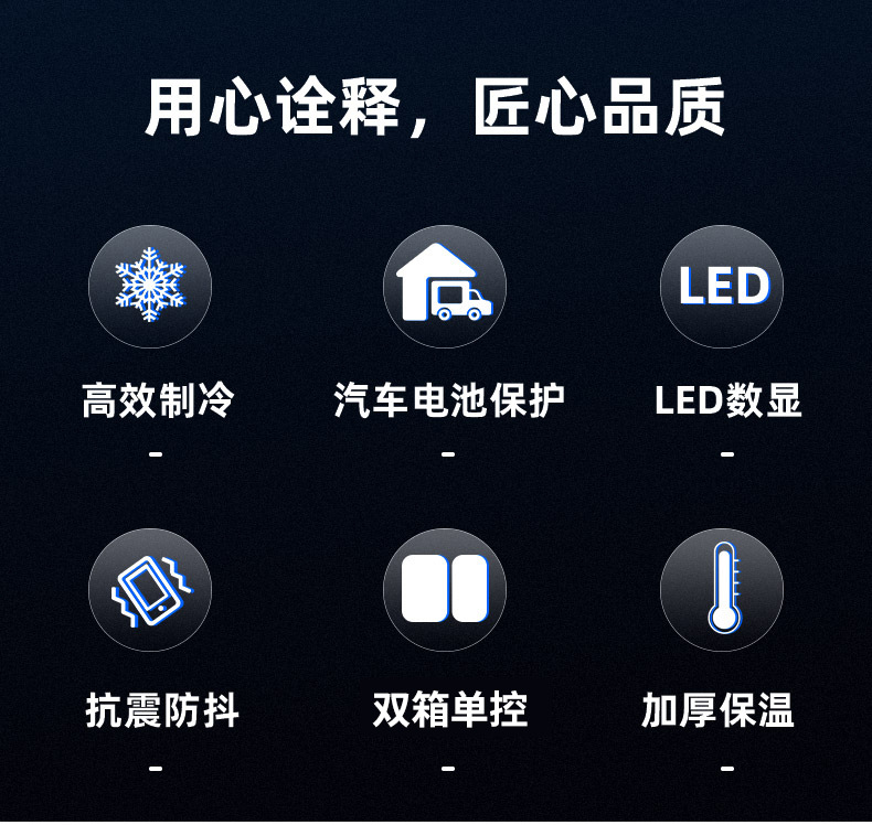 Ice Tiger Compressor Car Refrigerator Car Home Dual-use Refrigeration 12v24v Portable KID35 Dormitory Mini Refrigerator