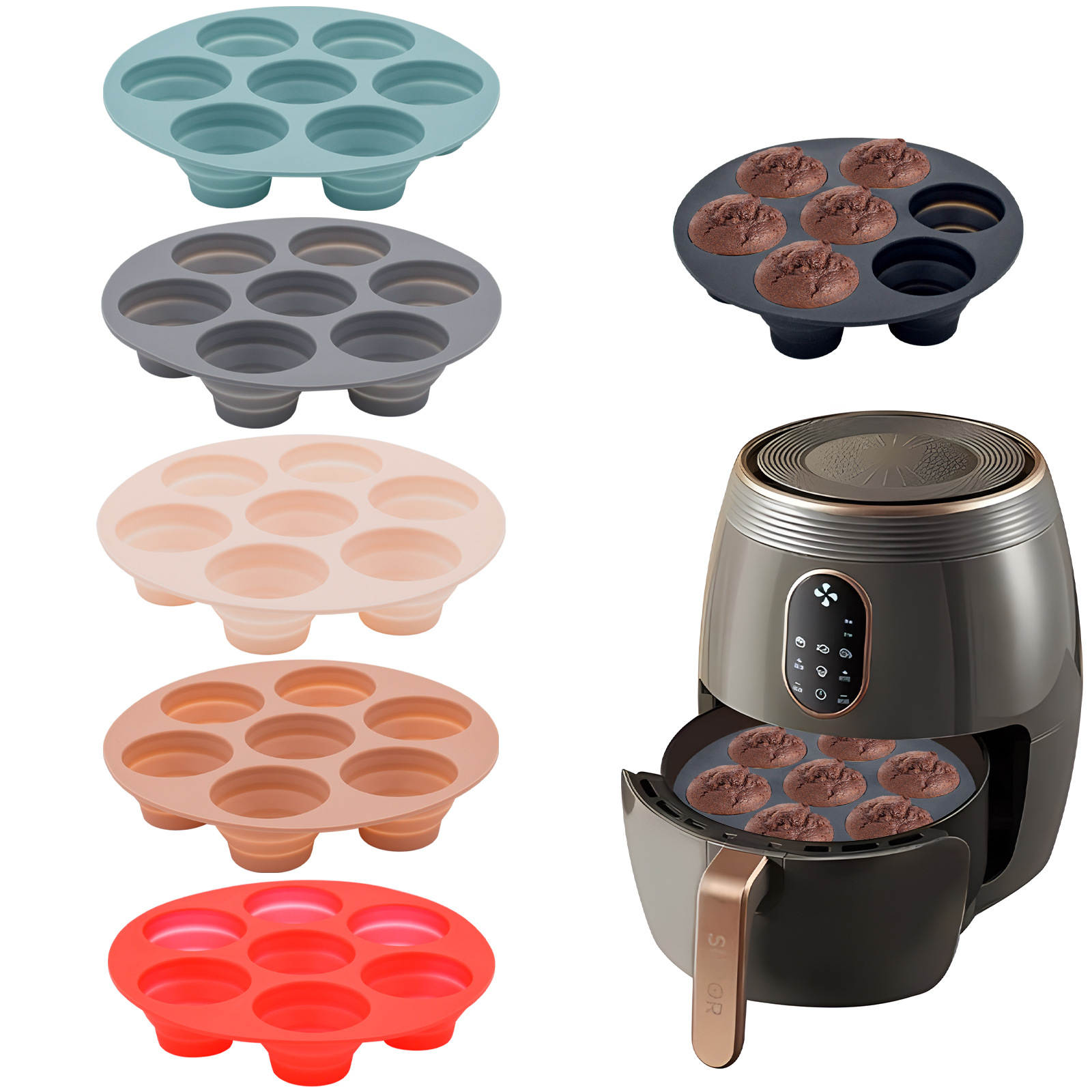 foldable round mold