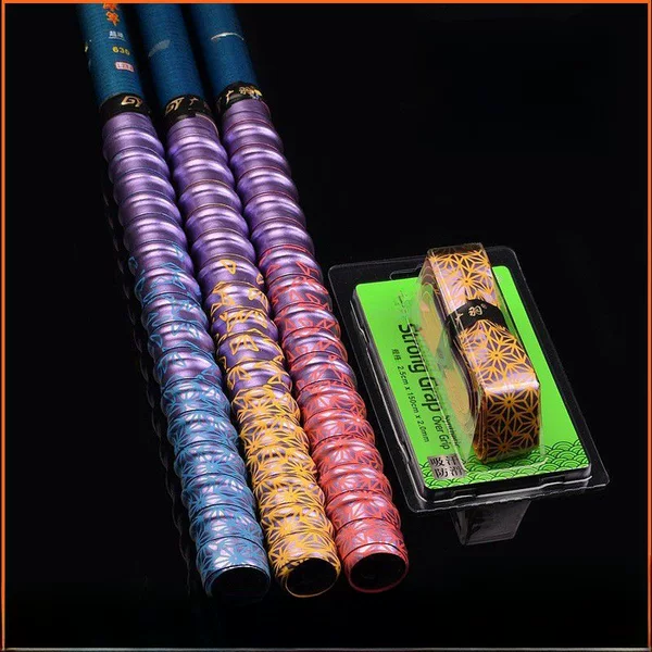 Fishing Rod Handle Wrap, Anti-Slip Sweat-Absorbing Tape, Outdoor Sports Men's Handle Wrap, Elastic Printed Anti-Slip Tape, Fishing Rod Grip Tape