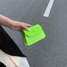 2024新款包包女包漆皮亮面小方包潮迷你单肩斜挎口红包