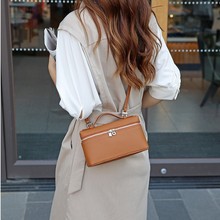 百搭小方包2025时尚新款饭盒包女高级手提凯莉包包单肩斜挎化妆