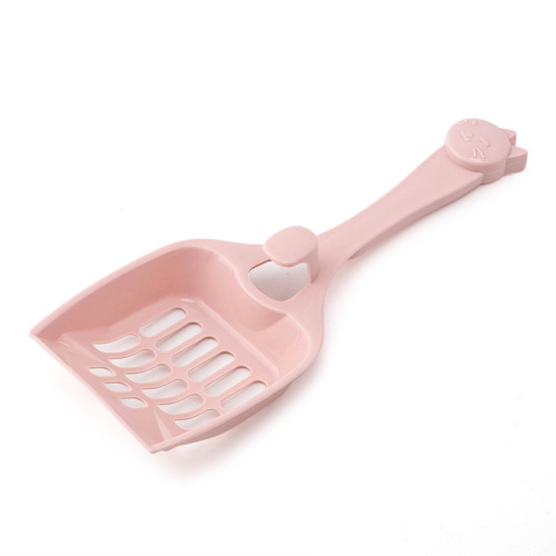 Pet Cat Litter Scoop Cat Cleaning Supplies Litter Box Cleaning Tool with Hook Can Be Hooked on Litter Box