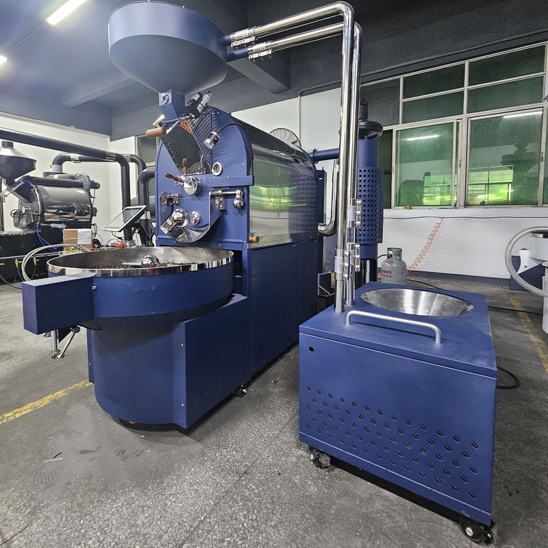 YOSHAN15KG Fully Automatic Coffee Roasting Machine Commercial Medium-Sized Bean Roaster Coffee Roasting Factory Processing Equipment