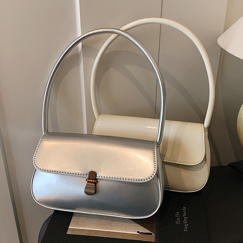 Baguette Underarm Bag Luxury Shoulder Bag Trendy Retro 2026 Spring New Arrival Versatile Crossbody Bag - Thumbnail 2