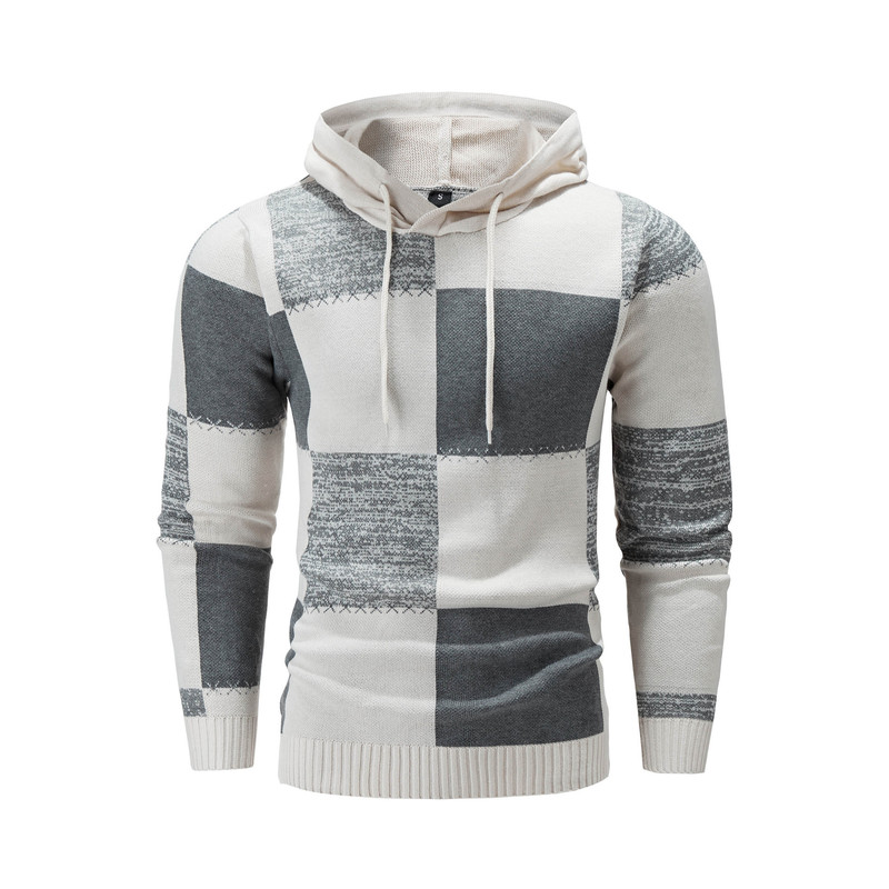 Cross-border Amazon autumn and winter new sweater men's sweater loose casual hooded pullover sweater manufacturers supply