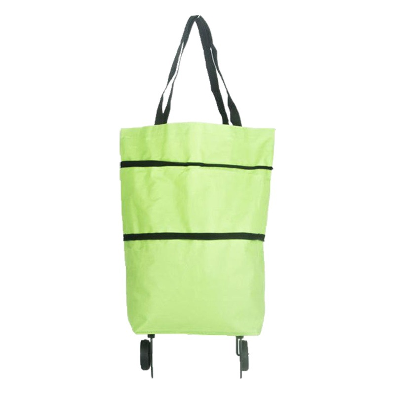 Factory wholesale portable shopping trolley bag in stock wholesale shopping bag household folding trolley shopping wheel bag