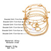 Bracelet with tassels, retro set, flowered, wholesale