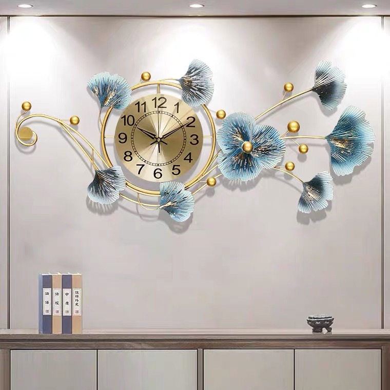 Reloj de pared decorativo diseño pavo real creativo minimalista – para sala de estar o fondo de casa de familia, venta en Amazon.