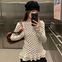 秋季新款纯欲风辣妹长袖恤女修身显瘦百搭内搭设计感打底衫上衣