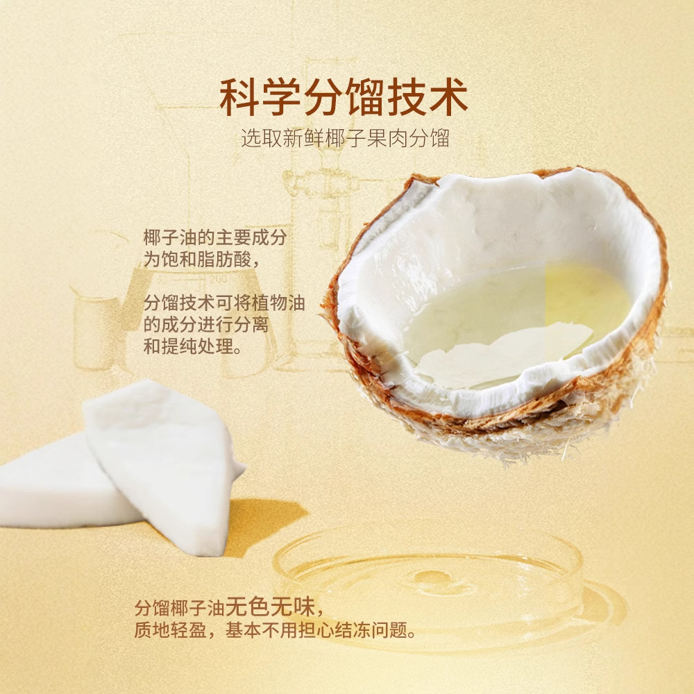 Aceite de Coco Fraccionado para Cuidado Corporal Hidratante Desmaquillante para Rostro y Cuerpo