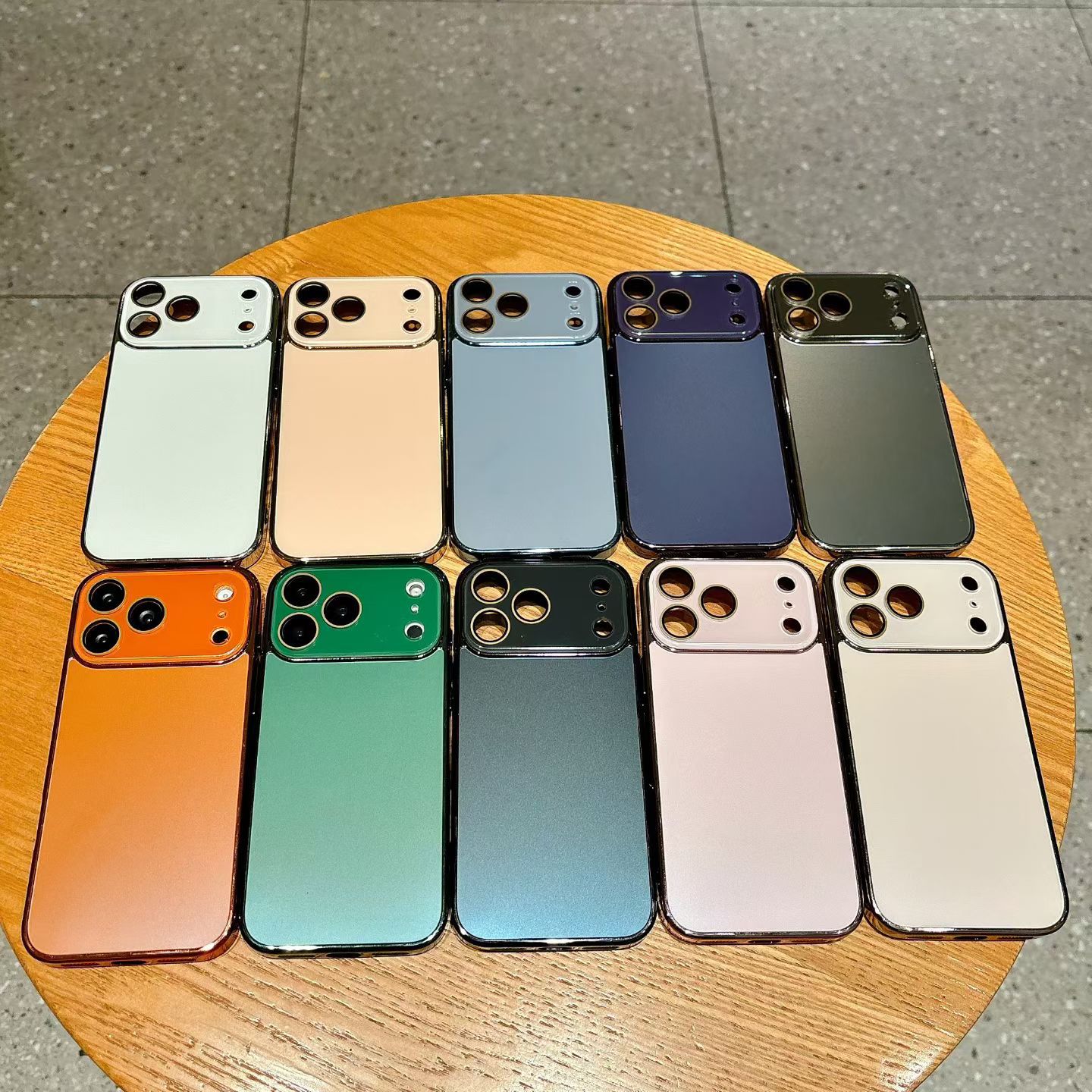 Aplicable para iphone17pro electrodeposición esmerilado AG teléfono móvil de aluminio manzana 16 / 15promax nano cubierta protectora