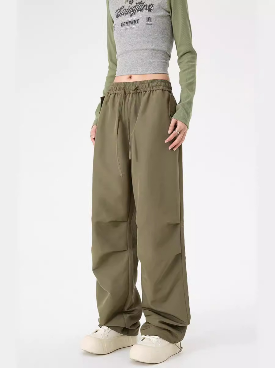 ジャック・チャイエンヤン メンズ パラトルーパー カジュアル 多用途 ワークパンツ 薄手 若者向け スポーツ タックパンツ 春夏 機能性スタイル