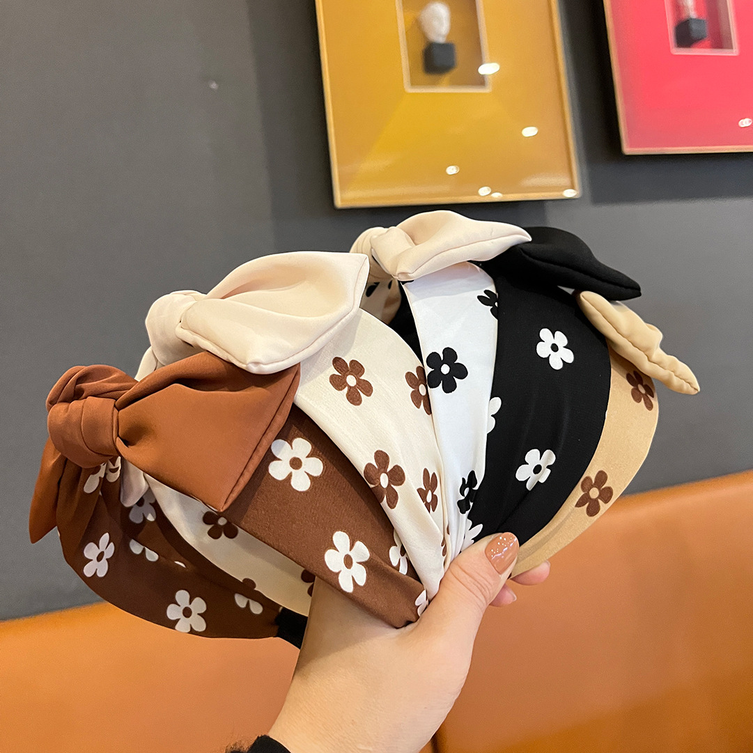 奶茶咖色系發箍時尚唯美頭箍高顱頂發卡少女外出時尚發卡日韓髮飾