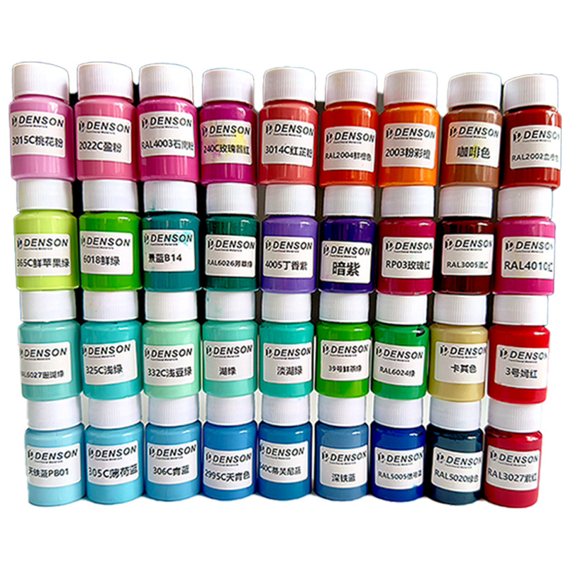 Pasta de color epoxi de cristal AB pegamento pasta de color sólido pasta de color pintada a mano pegamento de crema bricolaje color hecho a mano botella de 20g