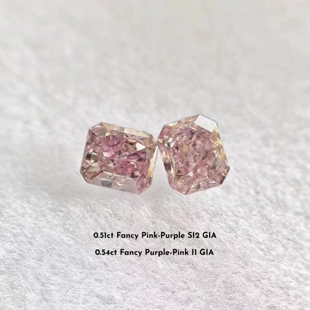 GIA международный сертификат один 0.5ct спаренный пудрил сережки материал модный квадратный бриллиант с сережками серьги
