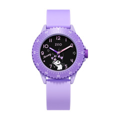 ZGO Zhenggang Sanrio co-branded watch girl Kuromi primary school children's watch waterproof pointer quartz watch