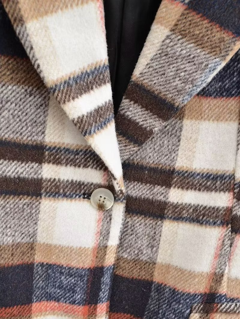 Plaid Suit Jacket 6