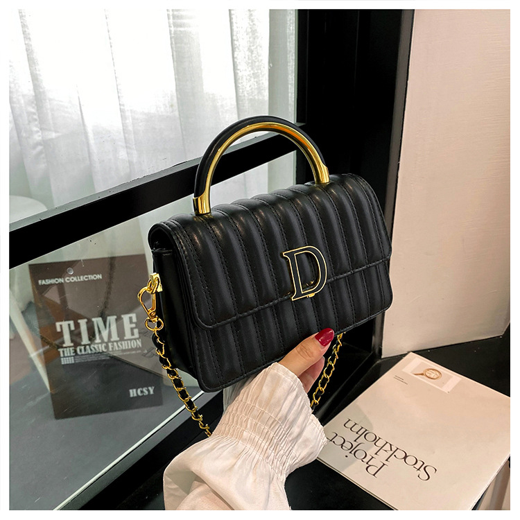 Hochwertige, leichte, luxuriöse, weiche Ledertasche mit bestickter Kette, kleine, duftende Tasche für Damen, vielseitige, modische Textur, One-Shoulder-Crossbody-Handtasche_voghion.com