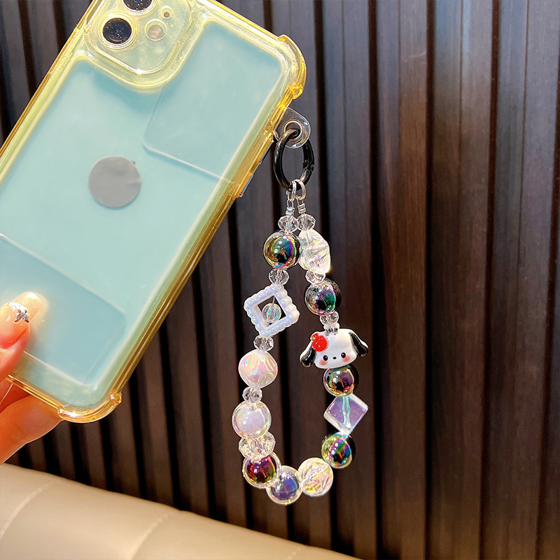 Cuentas Sanliou cadena de caja de teléfono móvil en vivo muñeca colgante para evitar la pérdida de pequeños regalos de estudiantes al por mayor