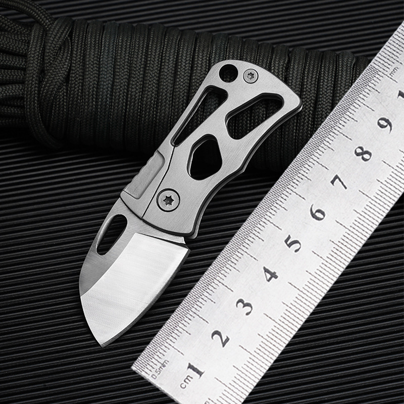 户外不锈钢折刀迷你小巧便携外出方便工厂直供现货五金折叠刀具
