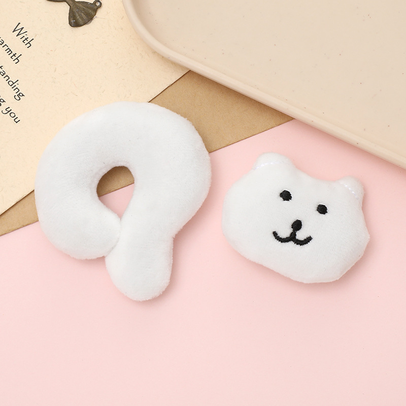 Plush Question Mark Bear Bag Pendant Cartoon Quirky Backpack Keychain Doll Toy Ornament Gift for Best Friend Mini