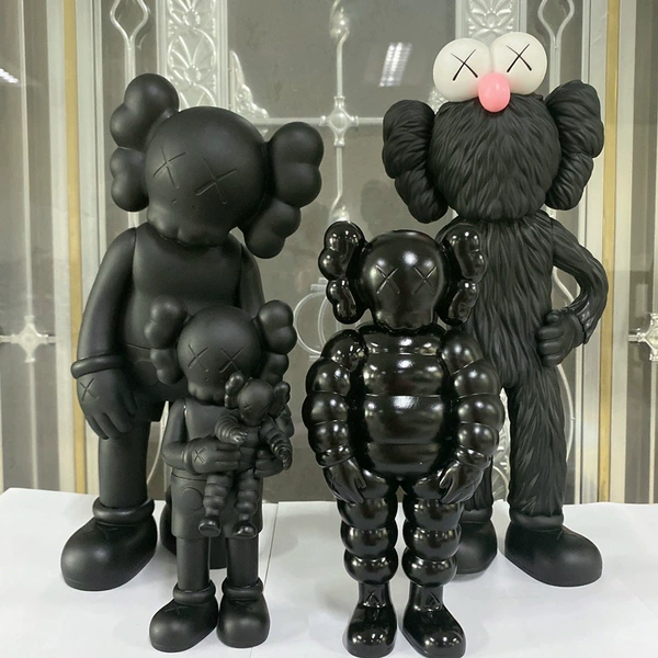 Trend black doll, 37cm