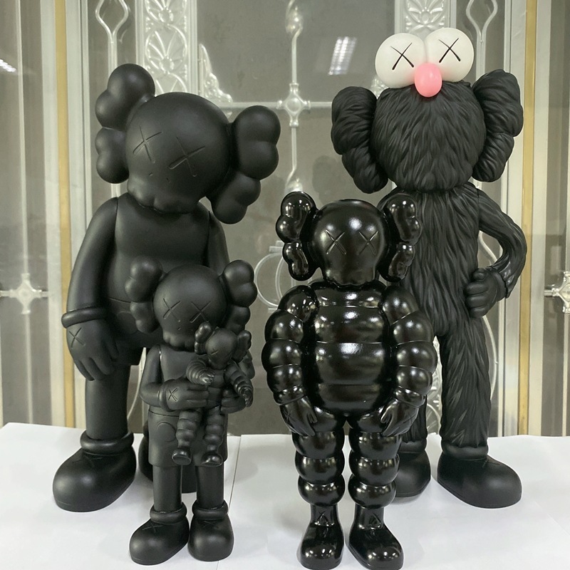 Kawsゴマ街公仔客間高級贅沢ファッション暴力熊のテーブルの置物手でアニメの家庭プレゼントをします。|undefined