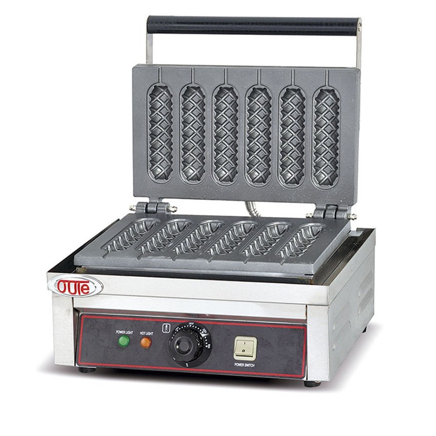 欧特厂家热销OT-58六棍香酥机脆皮机商用烤肠机热狗棒牛奶棒机