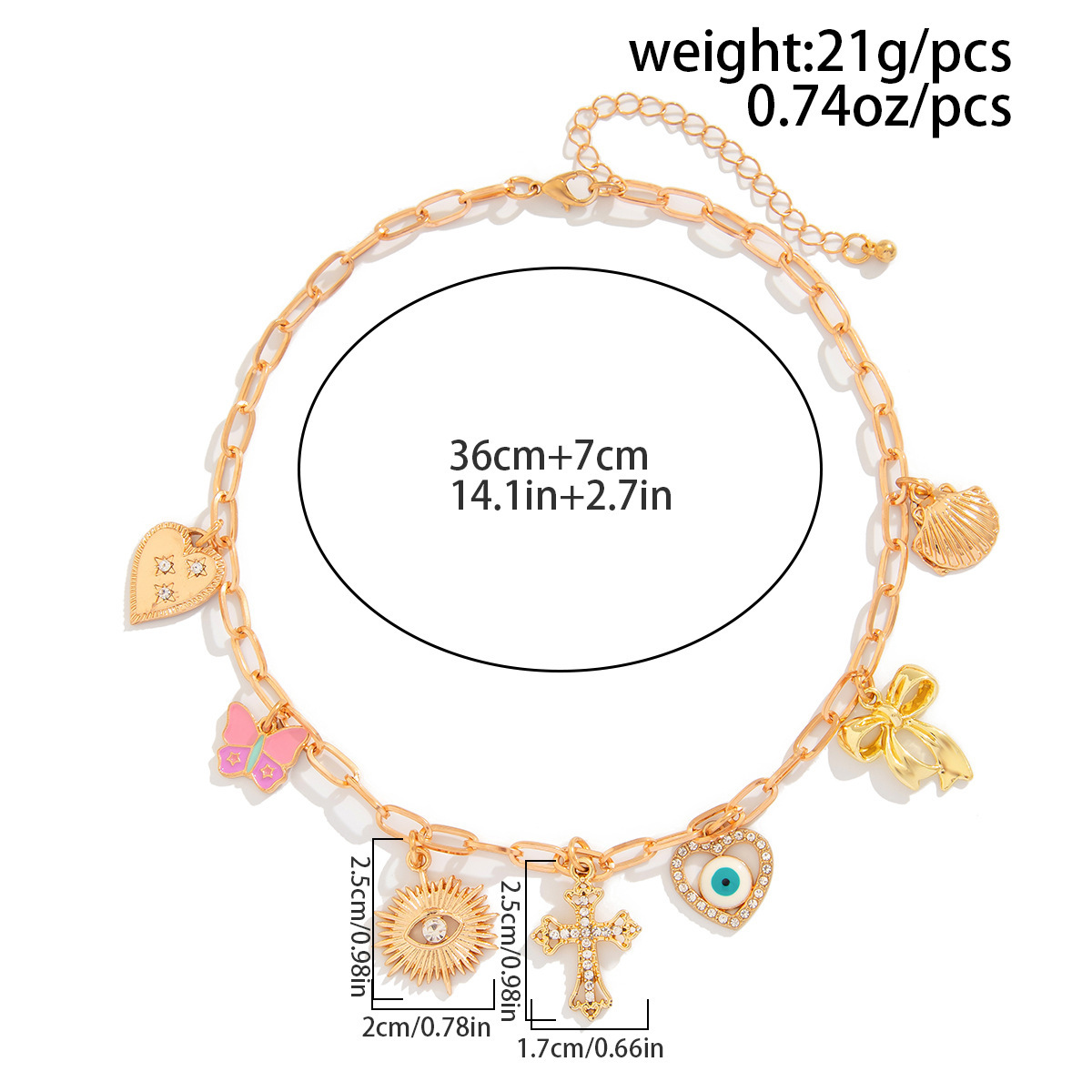 25g Weight Imitation Pearl, Alloy Pendant Material Necklace Classification Alloy, Iron Chain Material 1 Piece Quantity Holiday, Beach, Tea Party Occasion Imitation Pearl, Iron, Zinc alloy Material Starfish, Anchor, Bow Knot Pattern Women's Gender Tassel, Plating Design Hawaiian, Vacation, Marine Style Style Hawaiian Vacation Marine Style Starfish Anchor Bow Knot Imitation Pearl Iron Zinc Alloy Wholesale Necklace 5