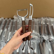 一诺厨房锌合金削皮刀土豆去皮神器苹果瓜刨厨房水果家用多功能