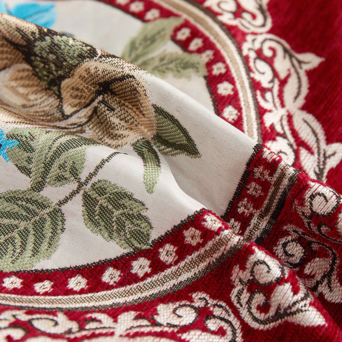 Factory direct selling hot-selling thickened chenille floral sofa cushion bedside pillow pillow ins style Nordic