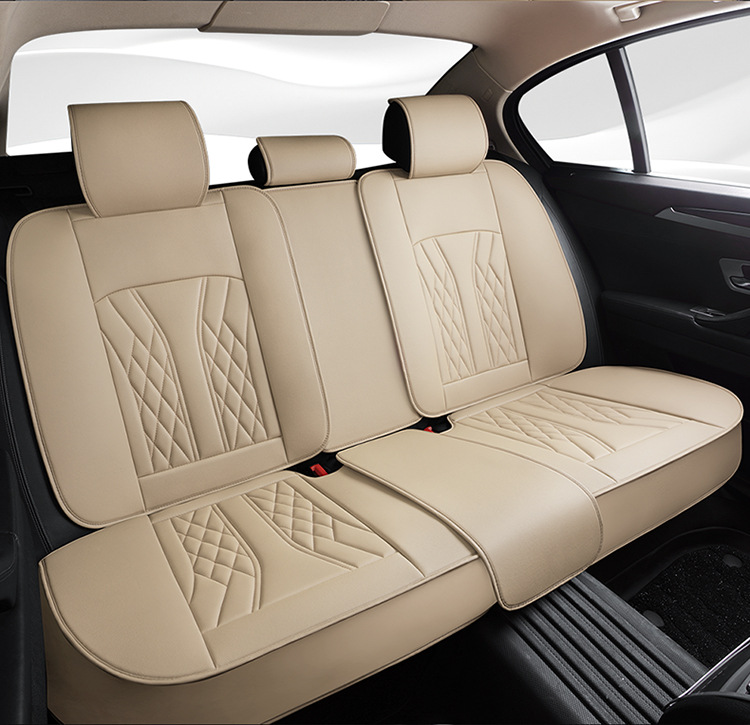 2026 New Model Full Leather Breathable Business-Style Universal Four-Season Full-Cover Car Seat Cushion Cover