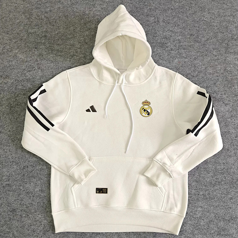 Real Madrid Home Player Cross-Border Amazon Men's European and American Sports Hooded Sweatshirt Men's American Football Hoodie Real Madrid Home Player Cross-Border Amazon Men's European and American Sports Hooded Sweatshirt Men's American Football Hoodie