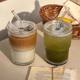 Full-Net Explosions ins Vertical Stripe Glass Coffee Cup with Lid and Straw Water Cup with High Color Value Glacier Single Layer Vertical Stripe