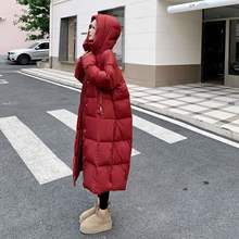 主推现货2025冬季新款宽松显瘦长款羽绒服女1519-P255K359